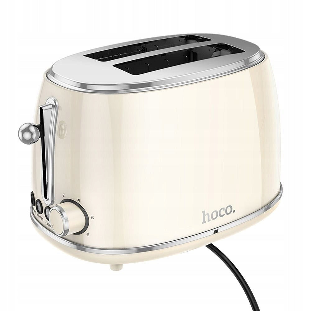 Toaster Hoco Retro style 850W HE50 white Power rating 850 W