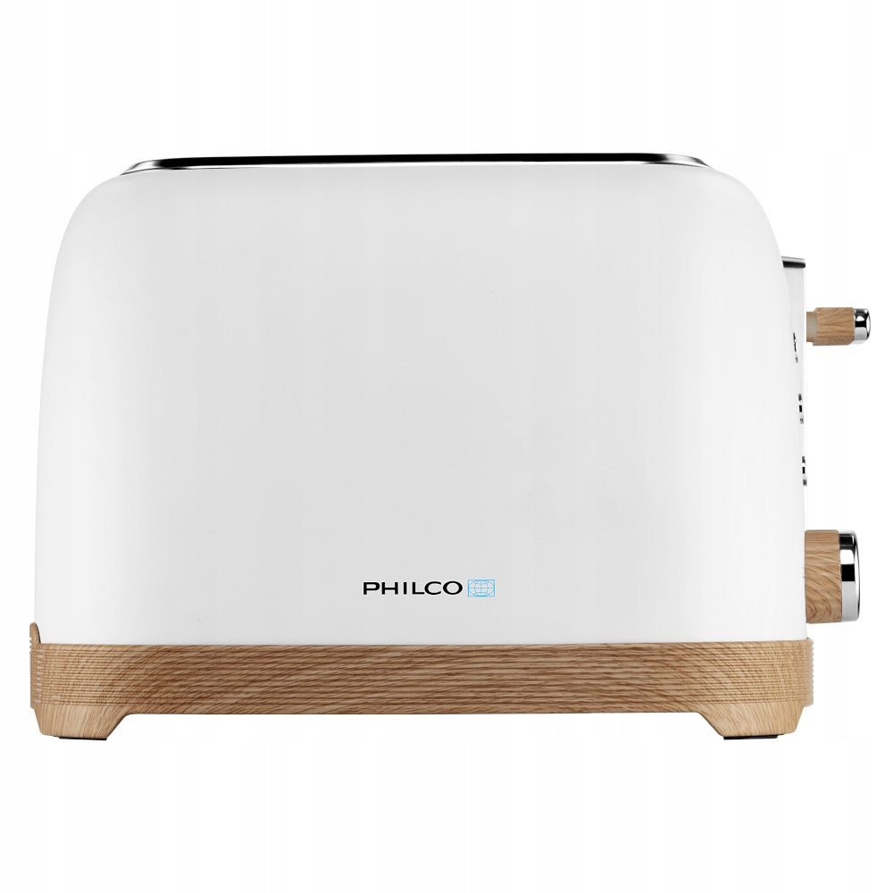 Toaster PHILCO PHTA 3710W 950W 2SANDWICHES STYLISH DESIGN TIMER 7 Pozim White Packaging status original