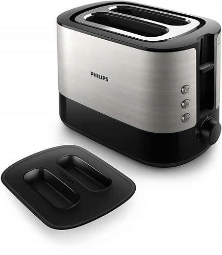 Toaster Philips Viva Collection silver/grey 950 W Packaging status original
