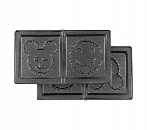 Toaster Raven ES012 6in1 replaceable waffle plates panini grill cookies donuts Packaging status original