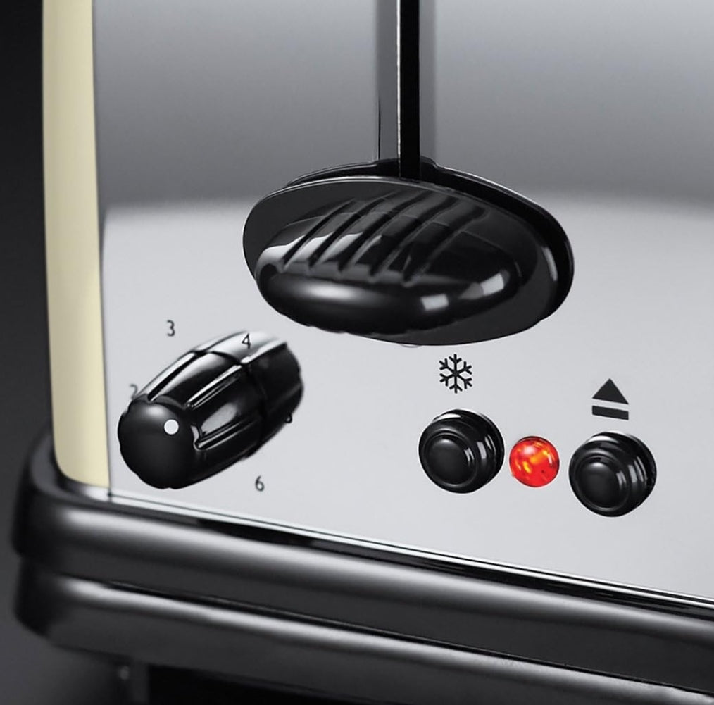 Toaster Russell Hobbs Colours Plus Flame Cream 21395-56 Brand Russell Hobbs
