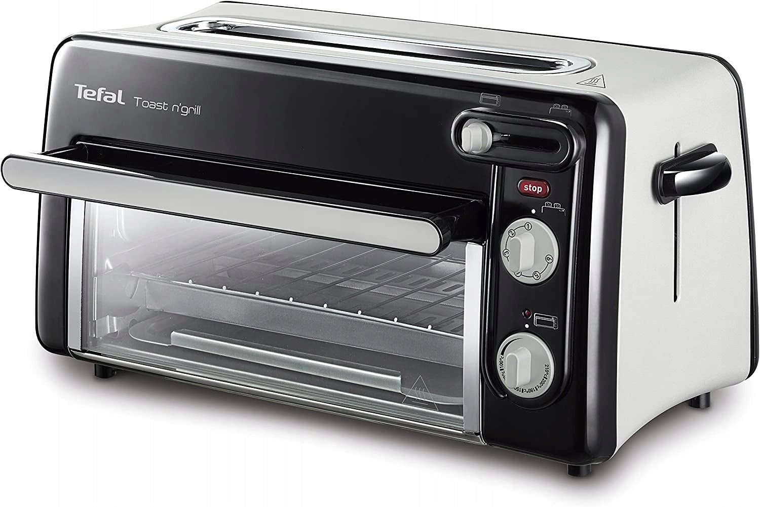 Toaster SANDWICH TOASTER OVEN Tefal TL6008 2 in 1 black 1300 W