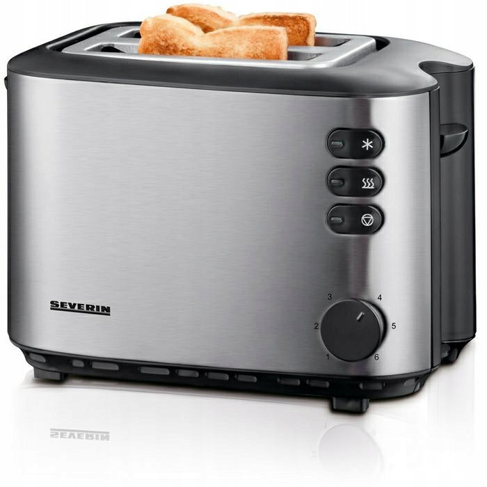 Toaster SEVERIN AT 2514 silver/grey 850W stainless steel Power rating 850 W