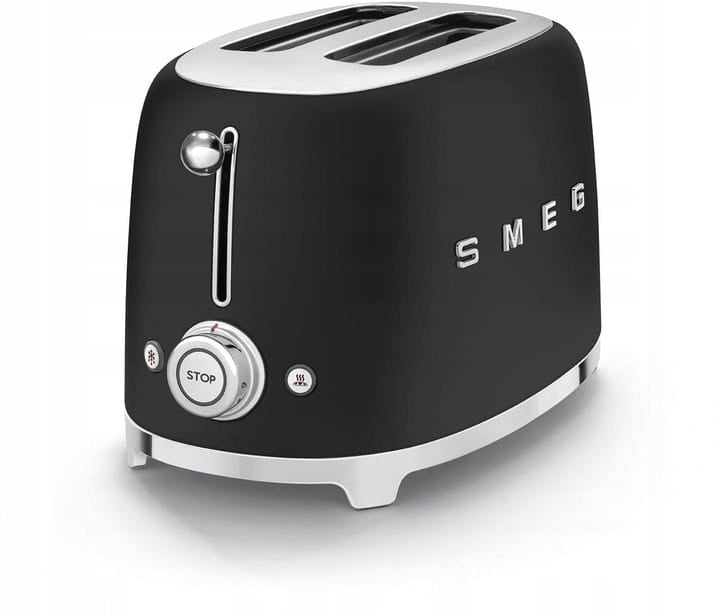 Toaster SMEG TSF01BLMEU black matt Power rating 950 W