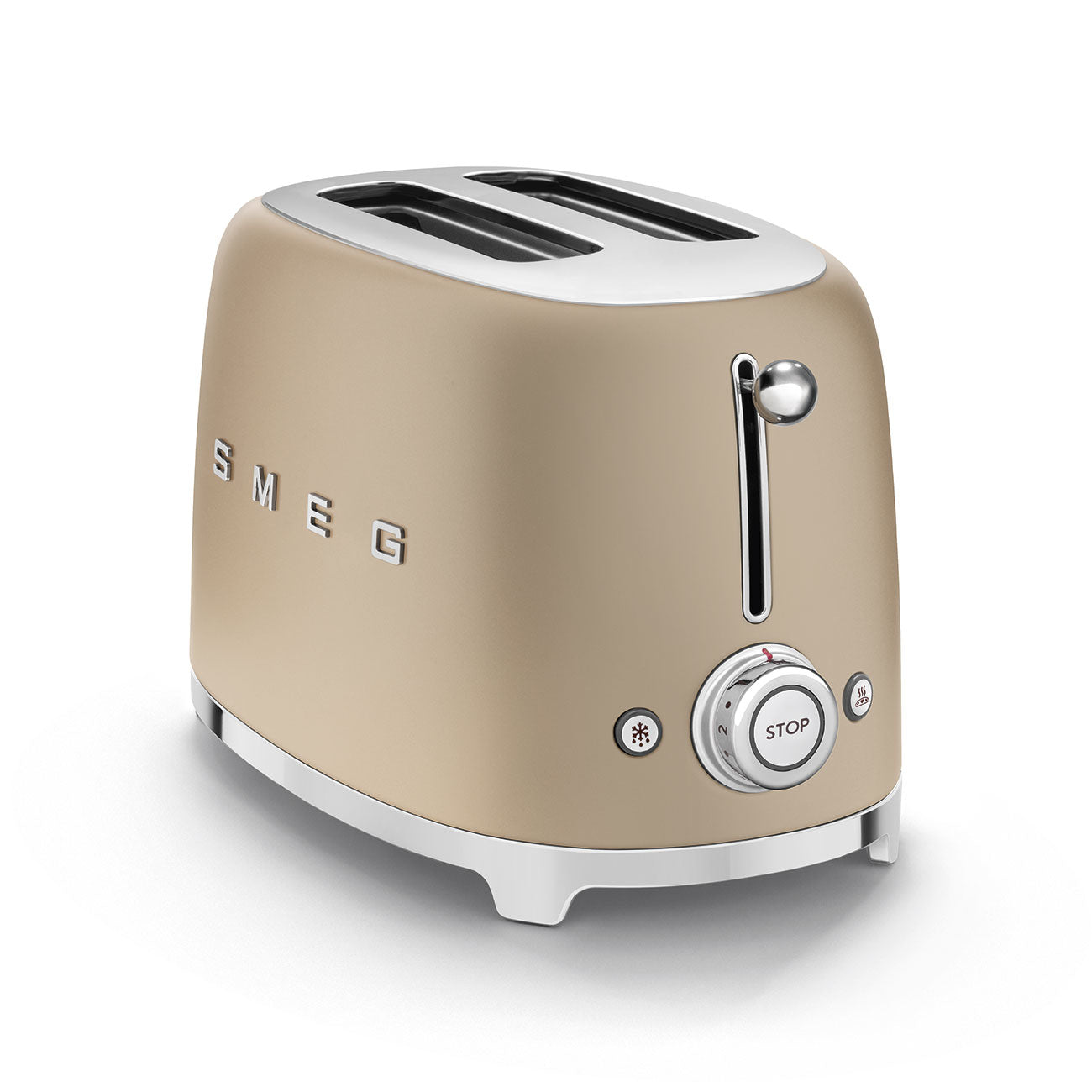 Toaster Smeg TSF01CHMEU gold matt 950 W OD HAND 2 slices Packaging status original