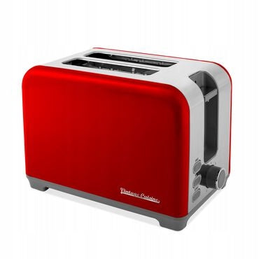 Toaster Vintage Cuisine, 780-930 W, with defrost function, red Power rating 930 W