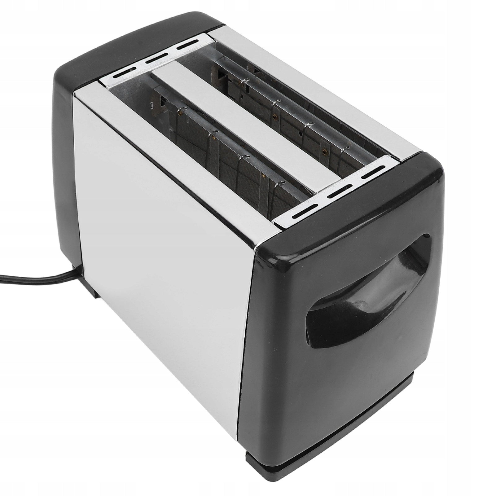 Toaster for 2 slices, portable stylish toaster to prevent clogging to
