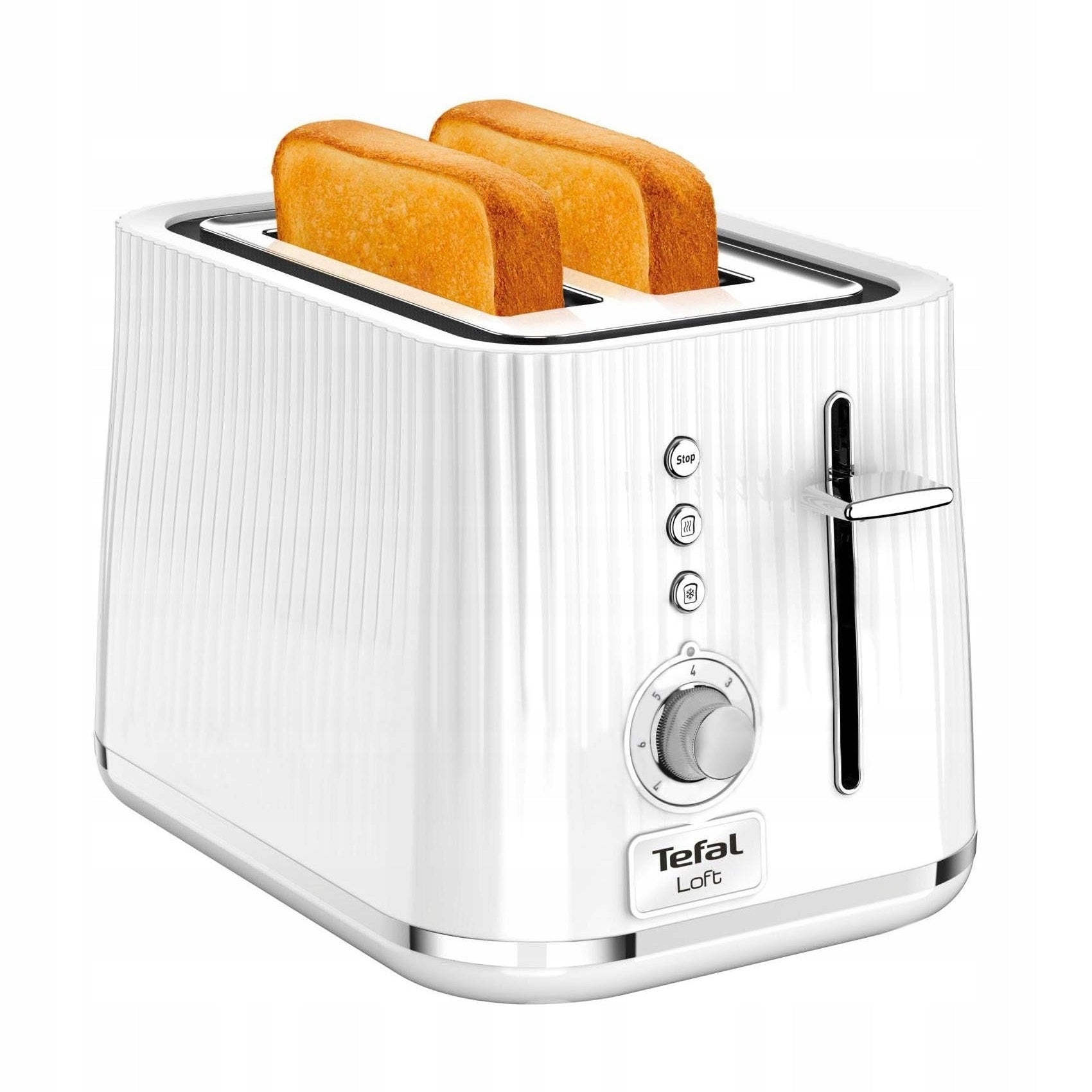 Toaster sandwich maker Loft Tefal TT761138 850W 7 levels white Packaging status original