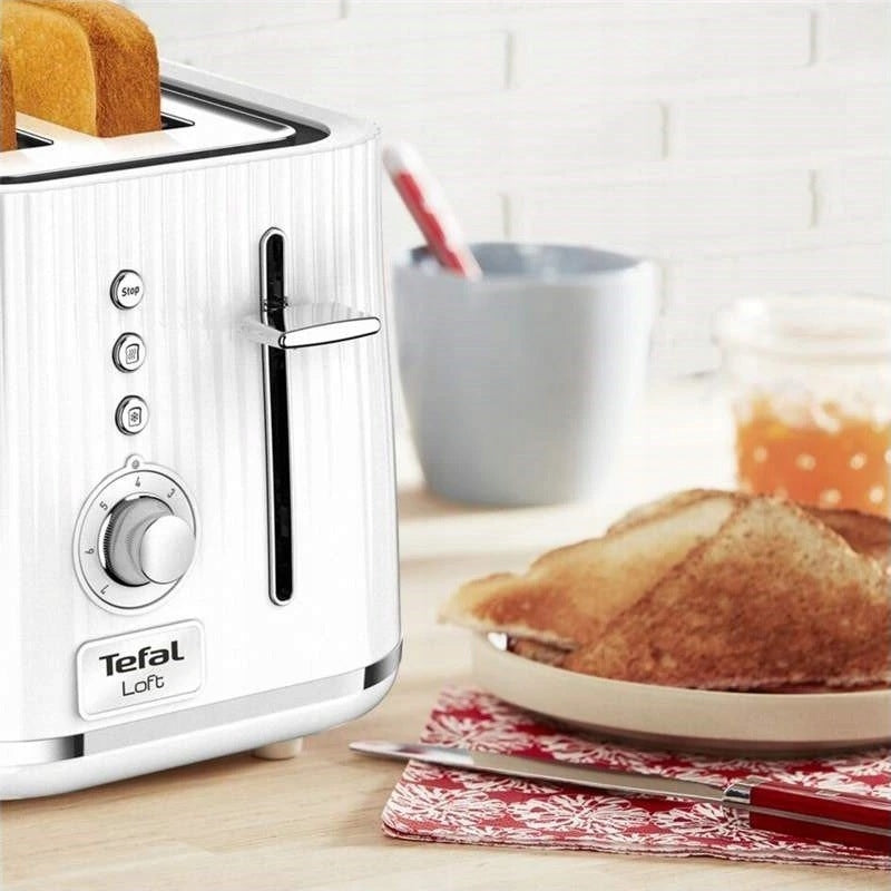 Toaster sandwich maker Loft Tefal TT761138 850W 7 levels white Power rating 850 W