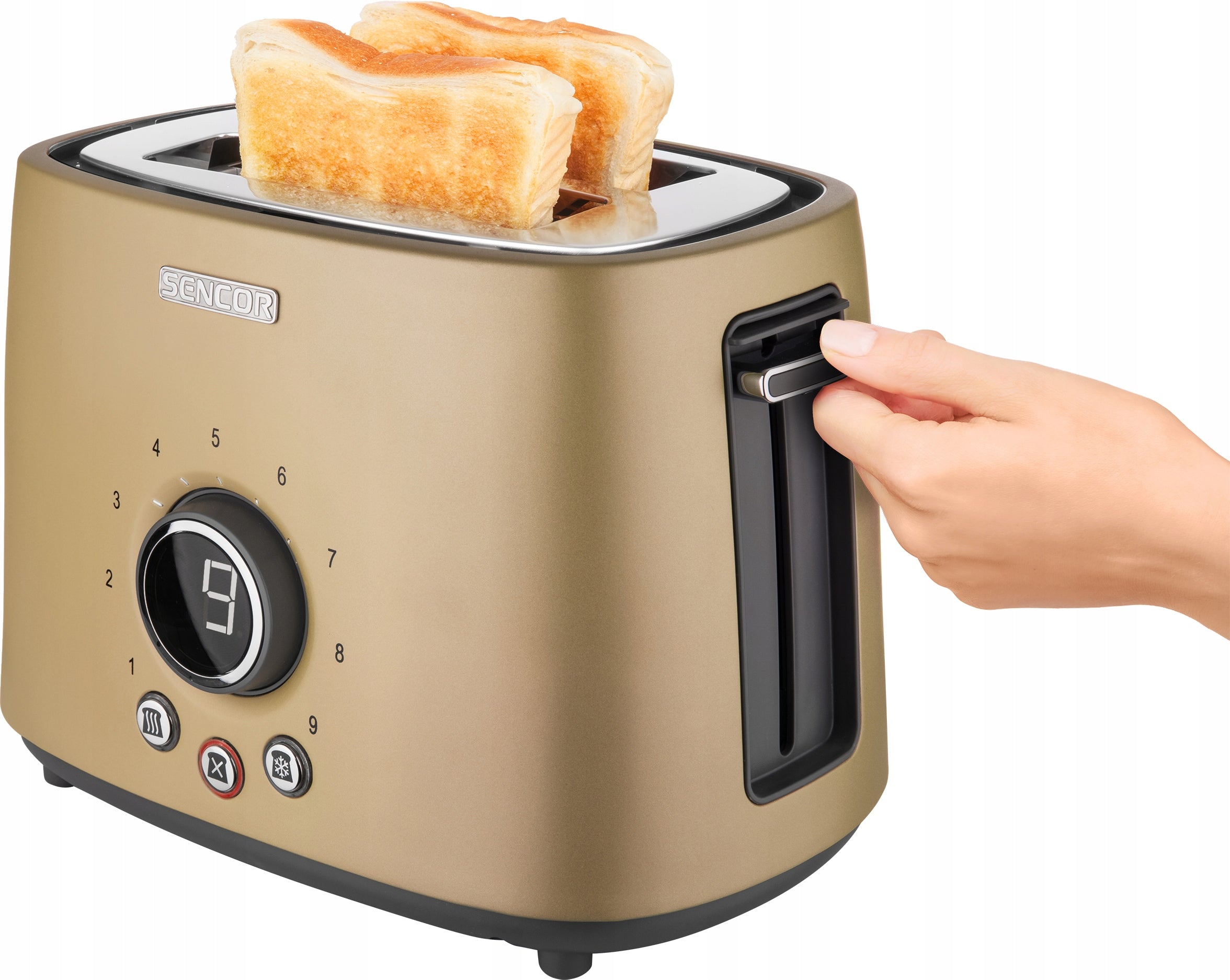 Toaster toaster Sencor STS6057CH 1000W grate re-defrosting baking Power rating 1000 W
