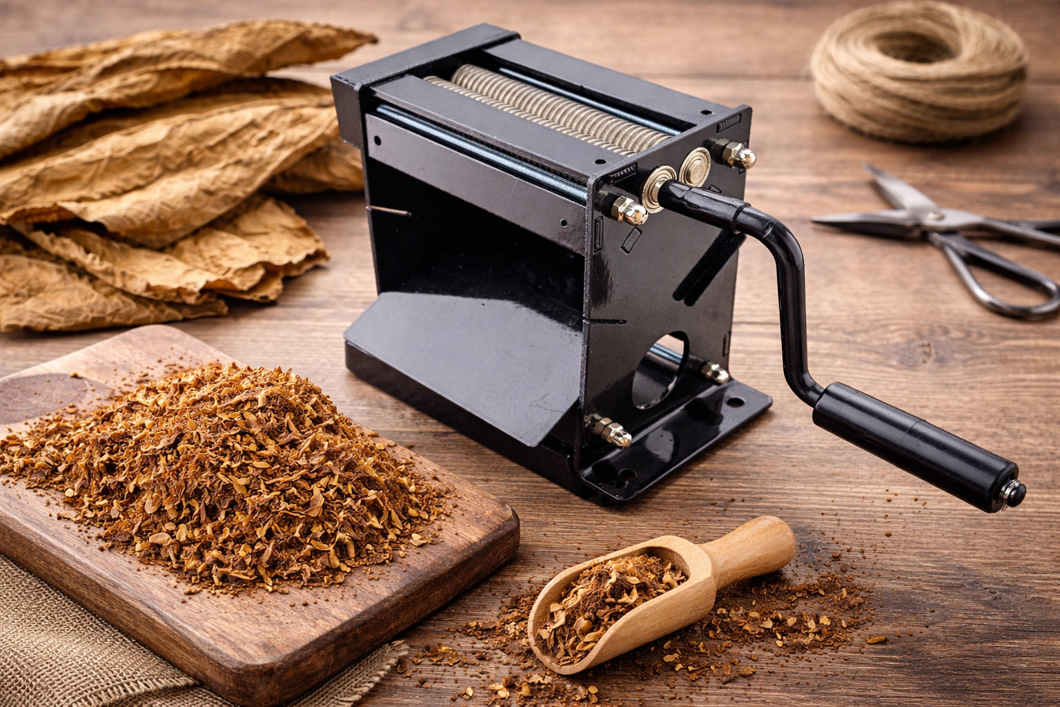 Tobacco leaf cutting machine herbs cutting on bearings cutting 1,2