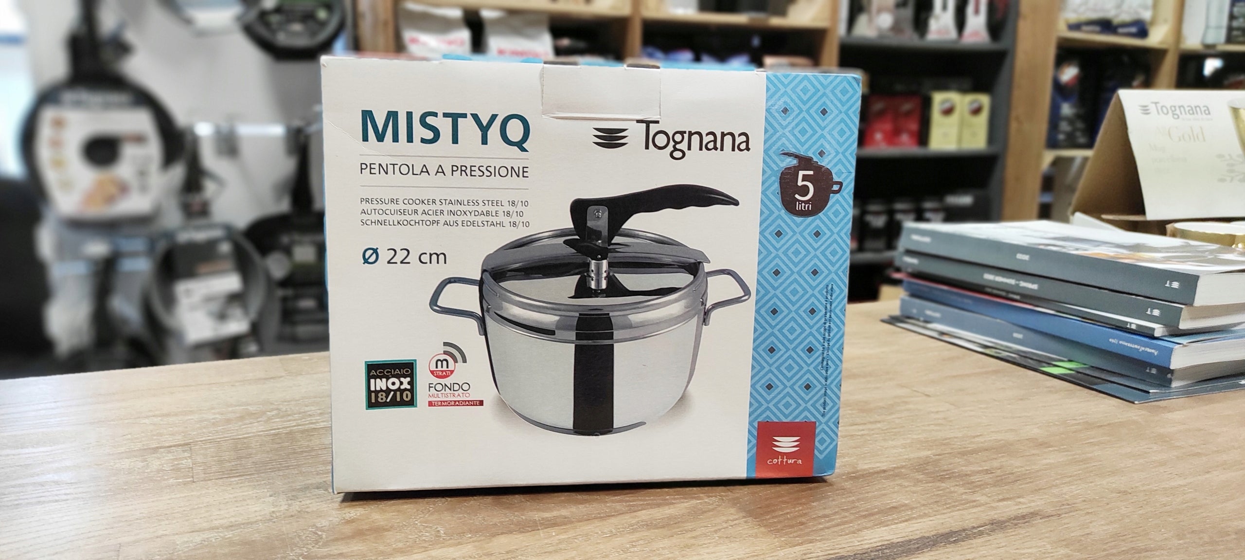 Tognana MISTYQ pressure cooker 5L 22 cm stainless steel 18/10 EAN (GTIN) 8000257734439