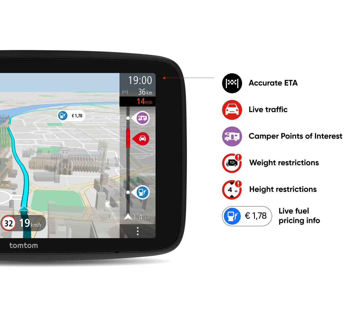 TomTom GO Camper Max 700 PP Model GO Camper Max 700 Premium Pack