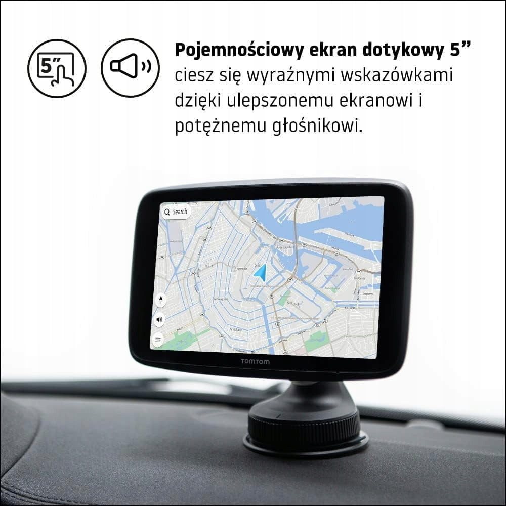 TomTom GO Discover 5 inch GPS Maps Worldwide Wi-Fi Bluetooth Model GO Discover