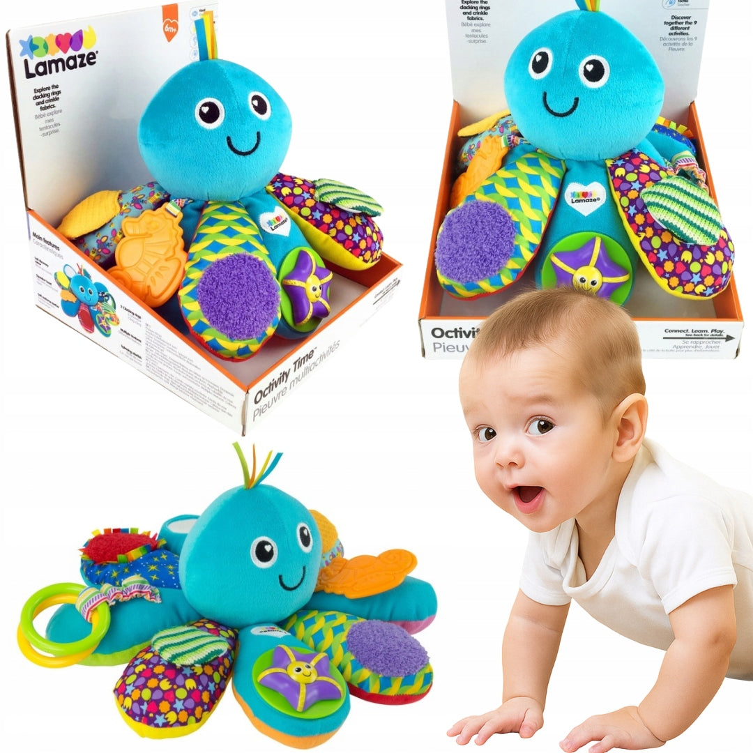Tomy Lamaze Sensory Toy for Baby Active Octopus