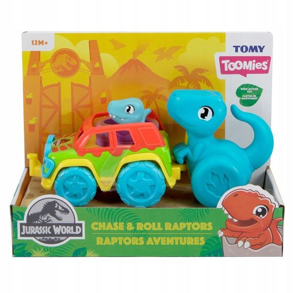 Tomy Toomies Dino vehicle with raptor E73251 Brand TOMY