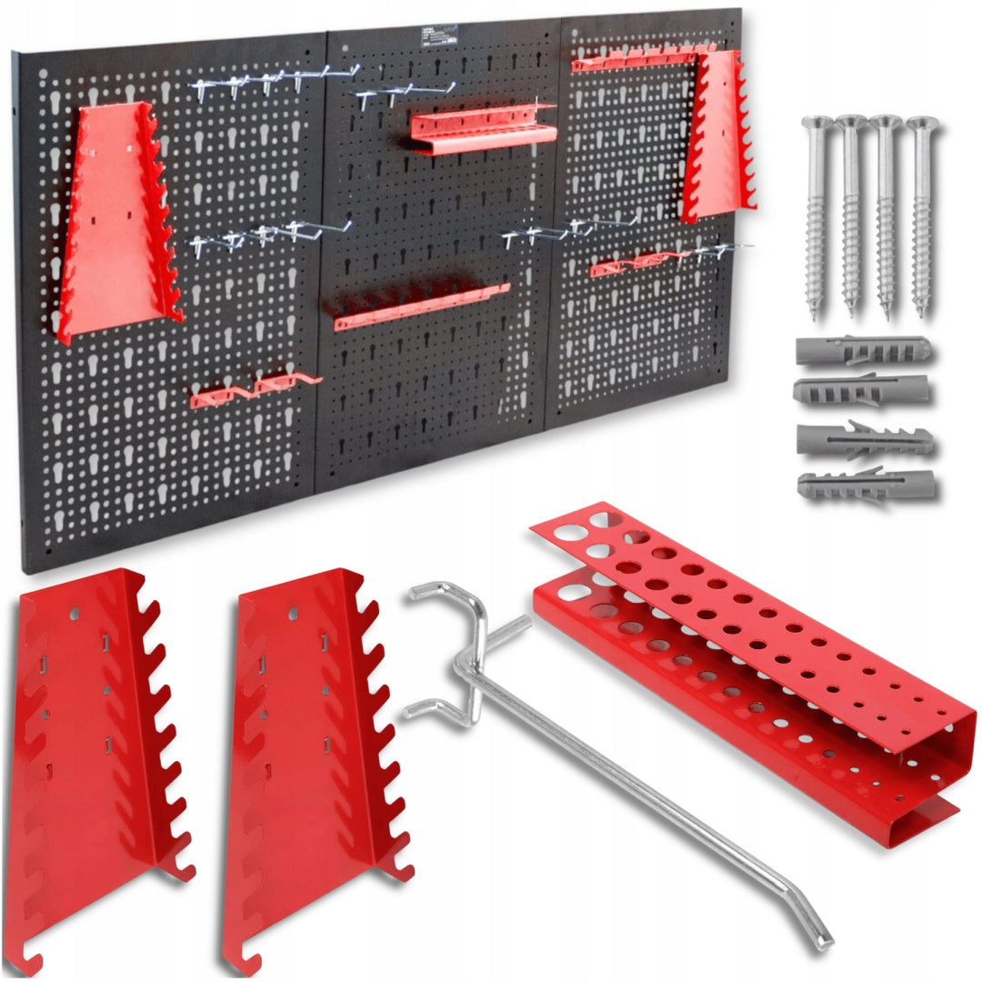 Tool Board Metal Tool Wall Perforated 32 Handles Product height 45 cm