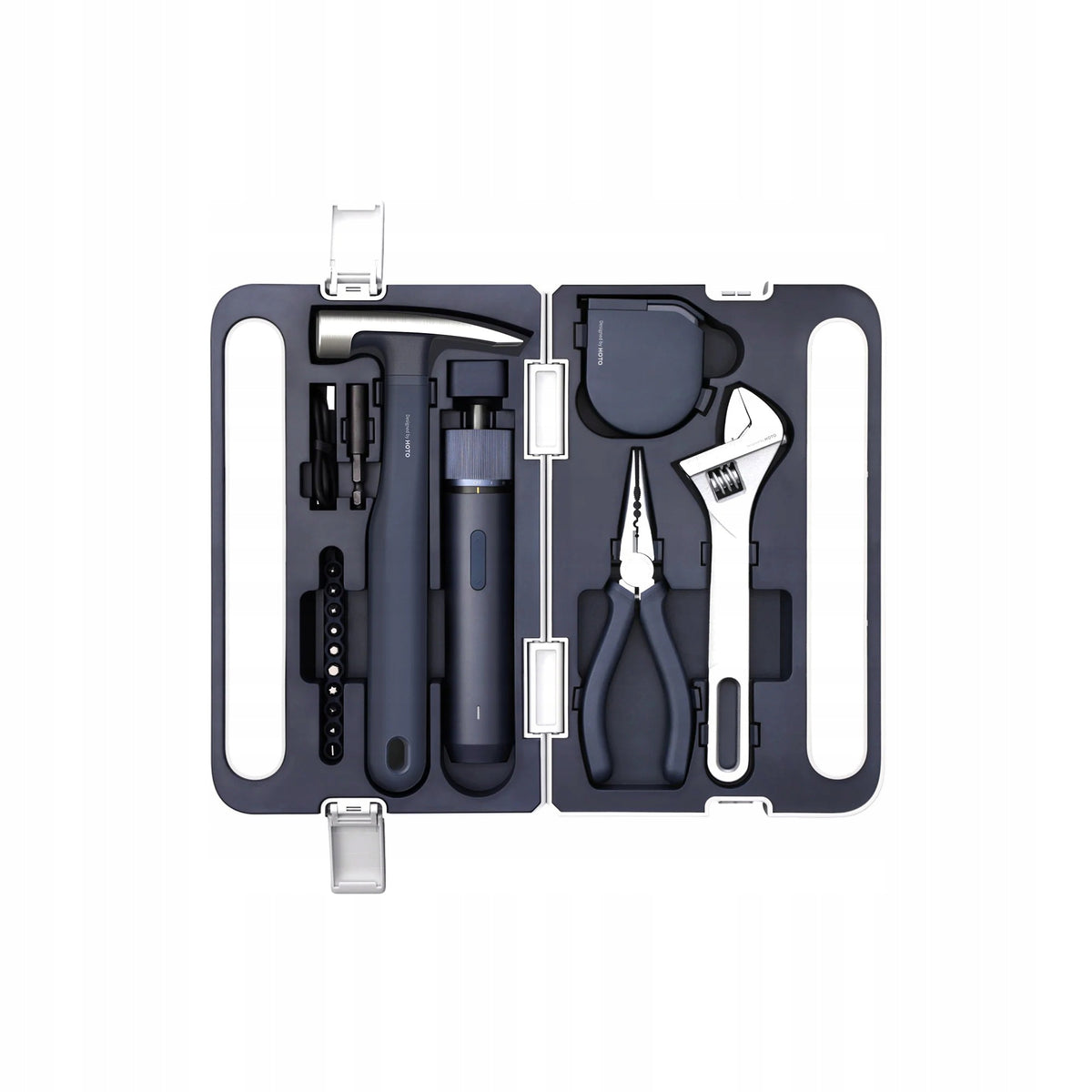 Tool Kit with Cordless Screwdriver HOTO 3.6V Screwdriver Tool Set