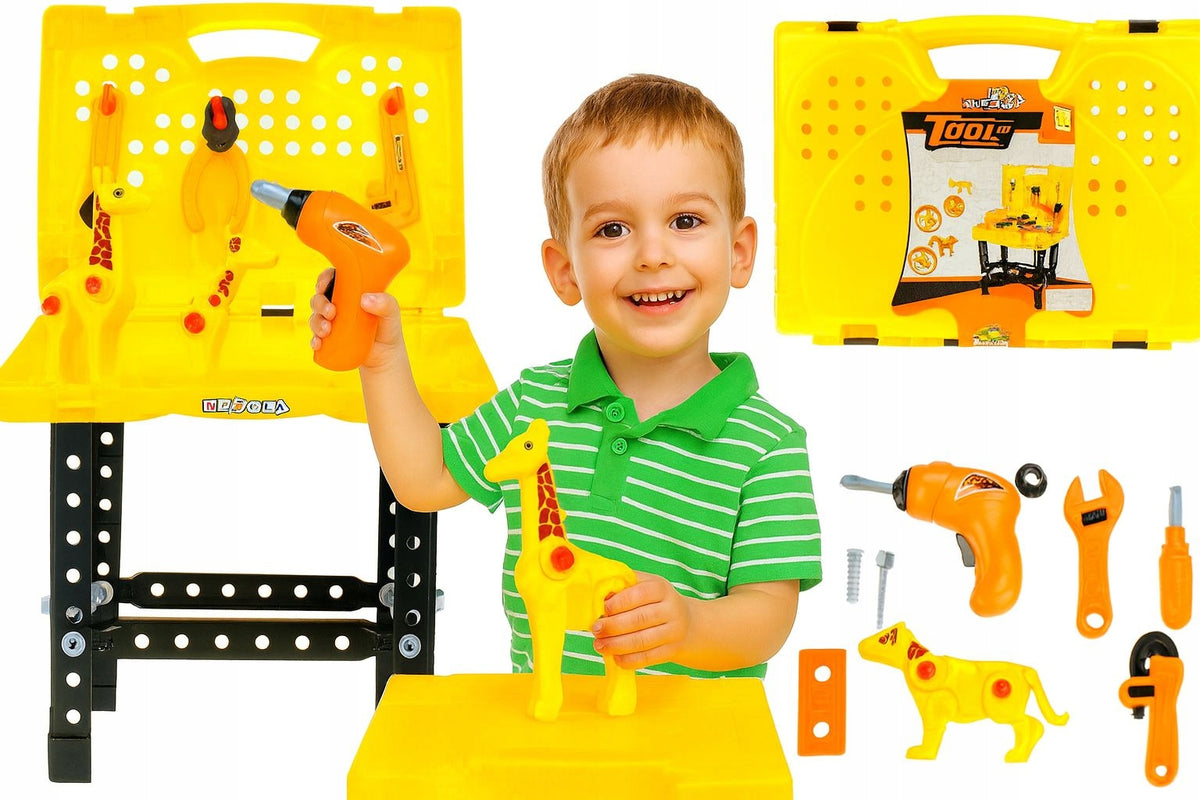 Tool Set Workshop in Suitcase Drill Toy DIY 2891
