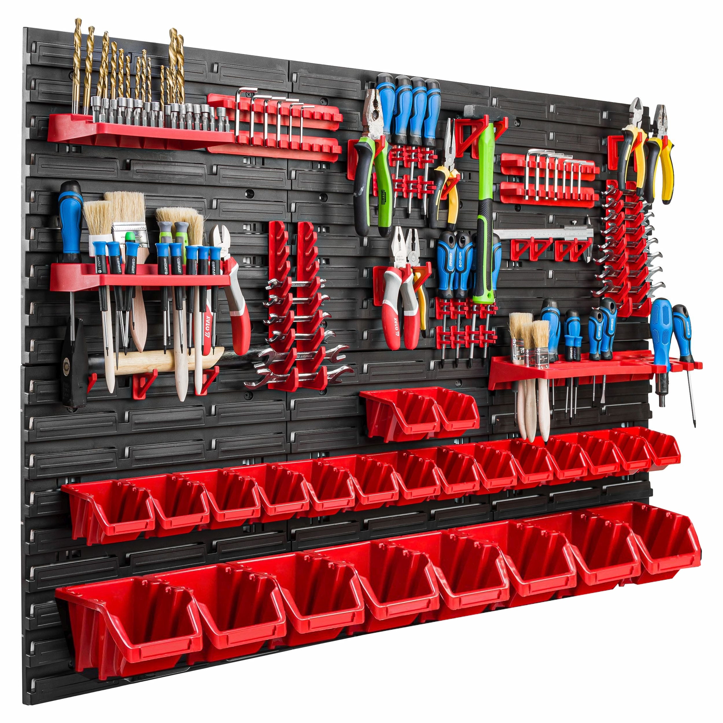 Tool board 117x78 cm workshop garage bookcase