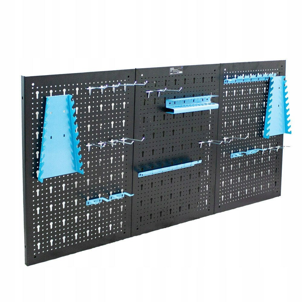 Tool board wall for workshop for tools with hooks 3 panels Brand ABB