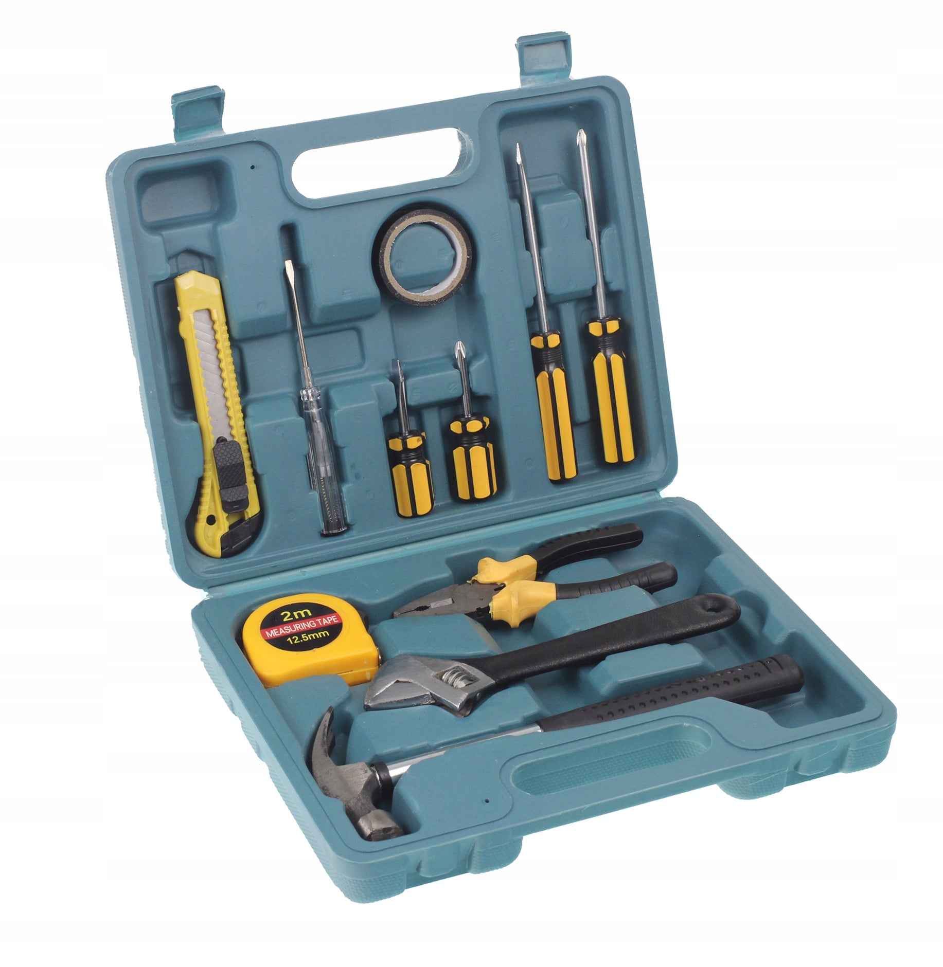 Tool set 11-piece small suitcase for driver's essentials