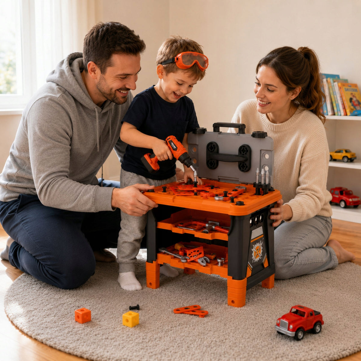 Tool set chest workshop for children 65 elements DIY 3+ Manufacturer code Narzędzia dla małego majsterkowicza