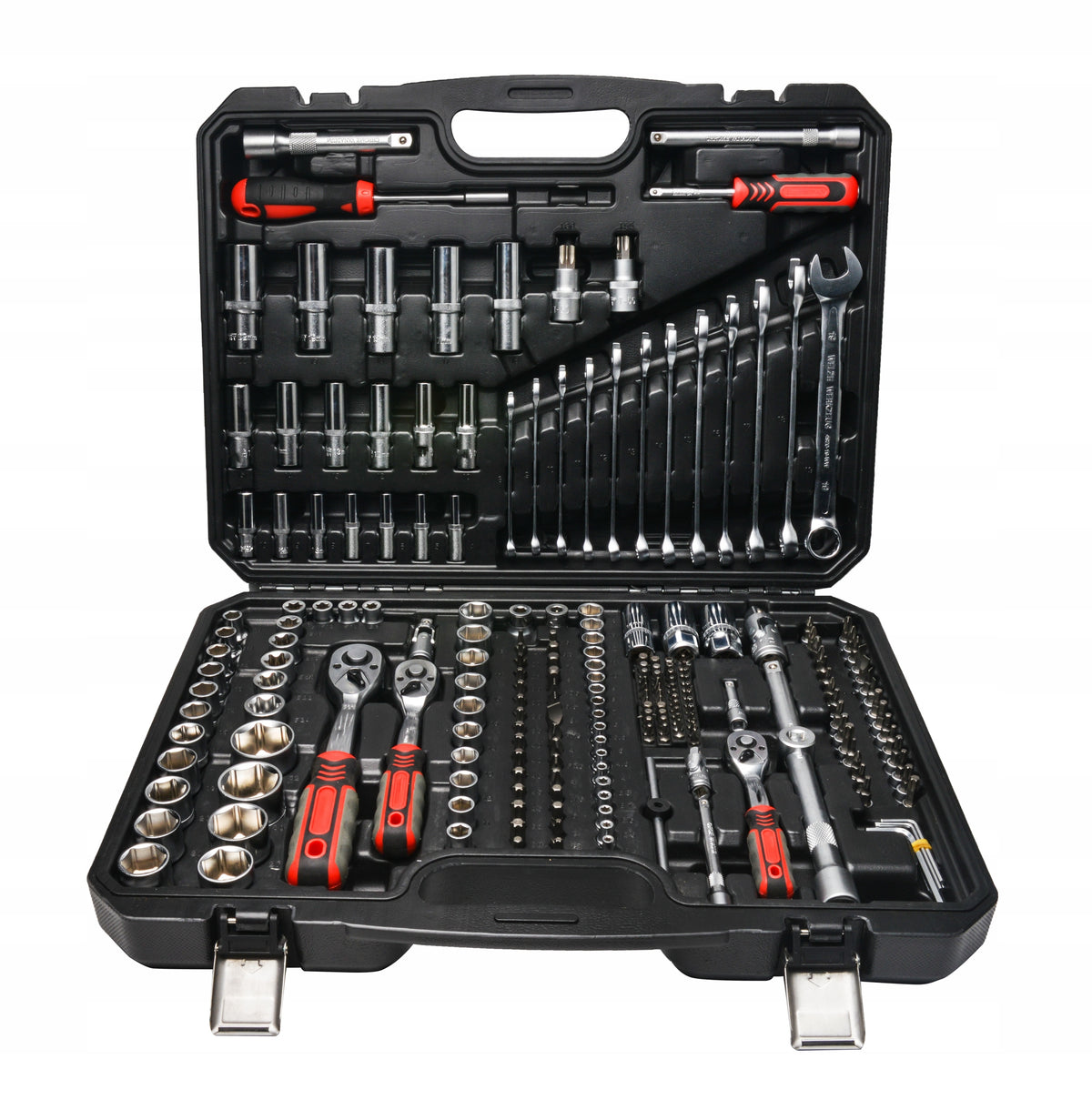 Tool set, tool wrenches 1/4" 3/8" 1/2" 222 pcs.