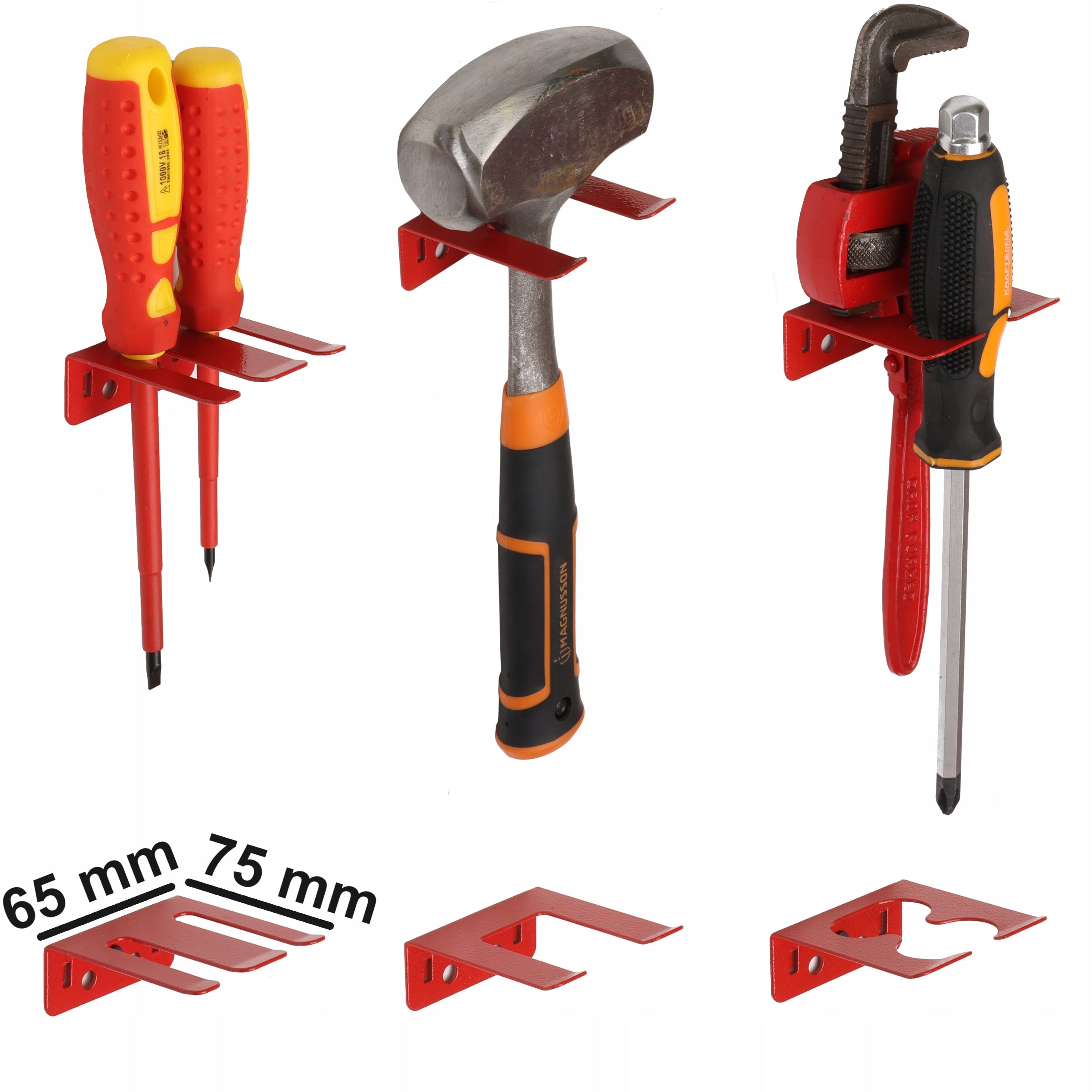Tool shelf holders for metal board botle set of 22 elements steel Brand Botle