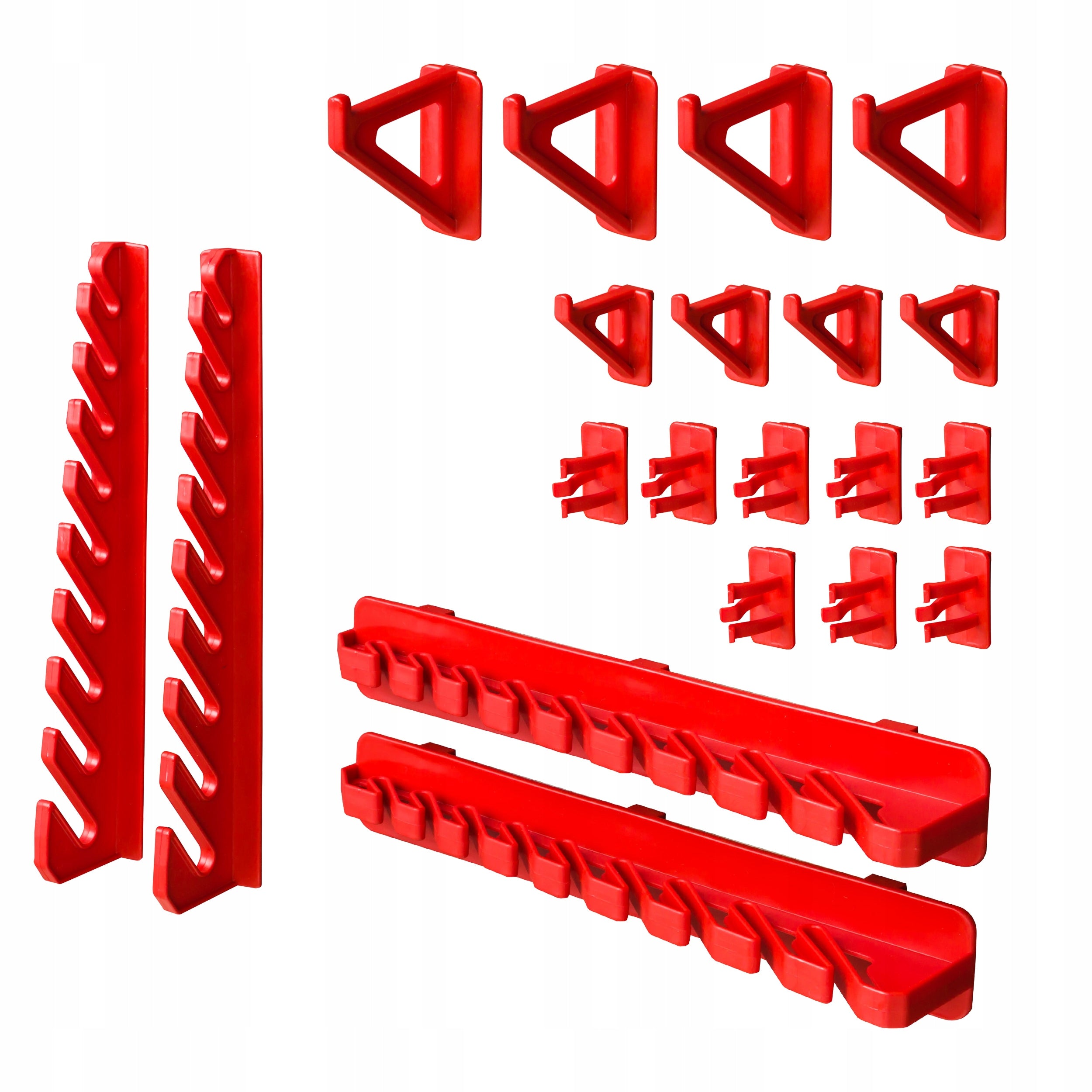 Tool workshop board 115x78 cm wall 23 cuvettes hooks handles Kind pegboard