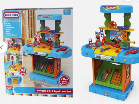 Toolbox 2in1 70 cm + 23 tools Little Tikes Brand no brand