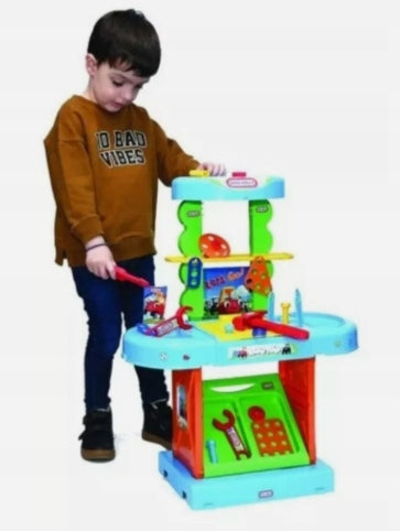 Toolbox 2in1 70 cm + 23 tools Little Tikes Series Little Tikes