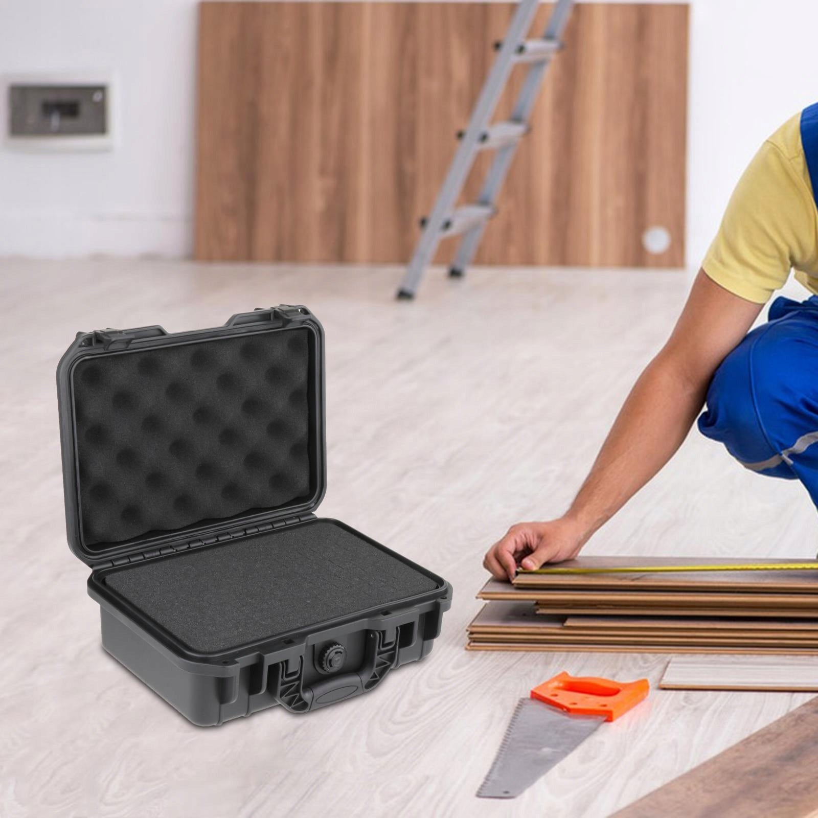 Toolbox Storage Case with Foam Multipurpose Watertight 235x180x90MM Color multicolor