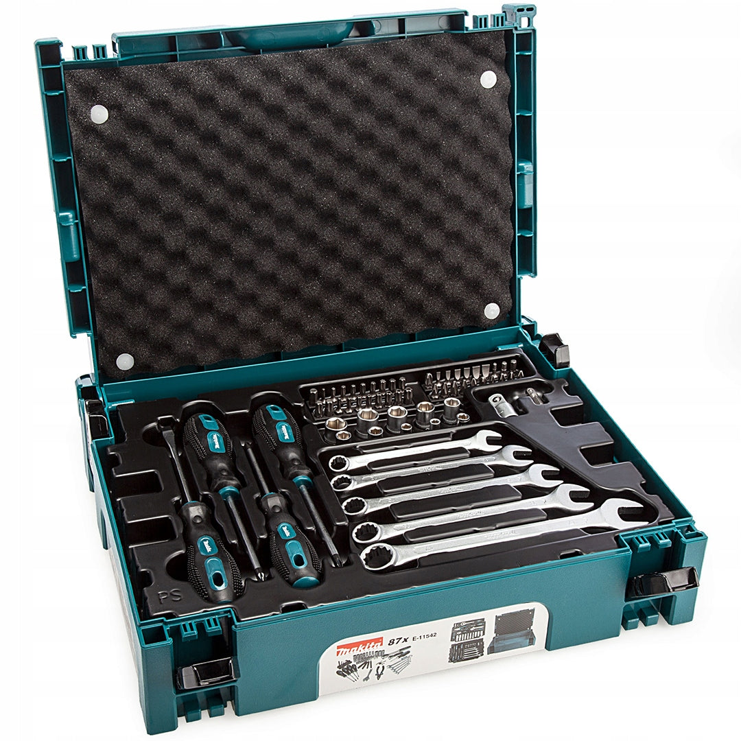 Toolkit 87 parts MAKPAC Makita E-11542 Packaging status original