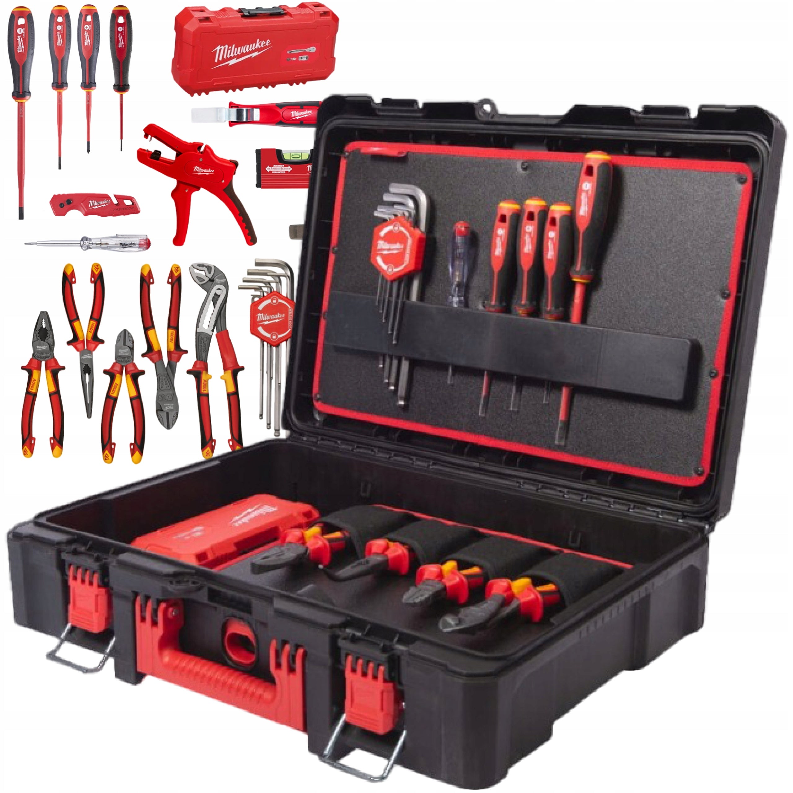 Tools for Electrician SET Tool Case PACKOUT Milwaukee