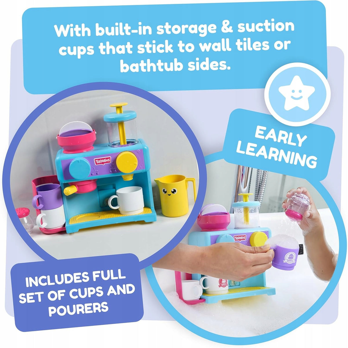 Toomies Barista bath toy TOMY Cafe Brand TOMY