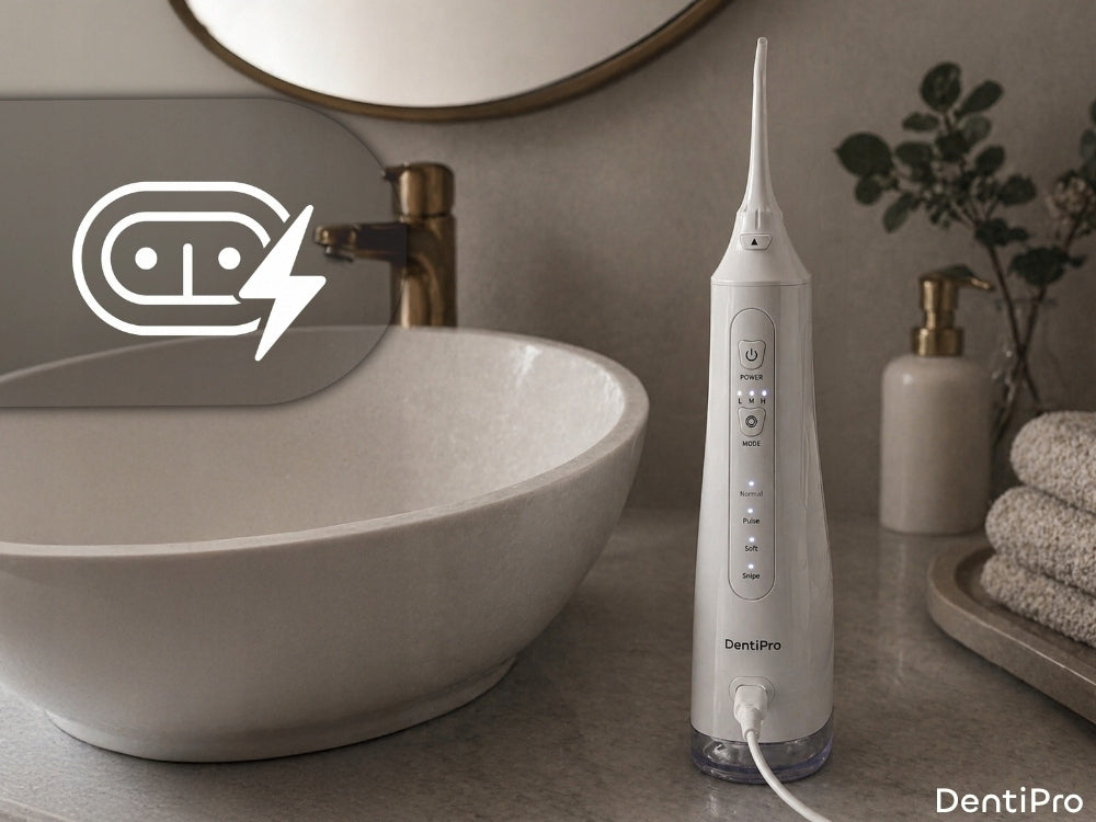 Tooth Irrigator 4 Modes +4 Nozzles - Professional, Wireless, and Stylish Kind wireless