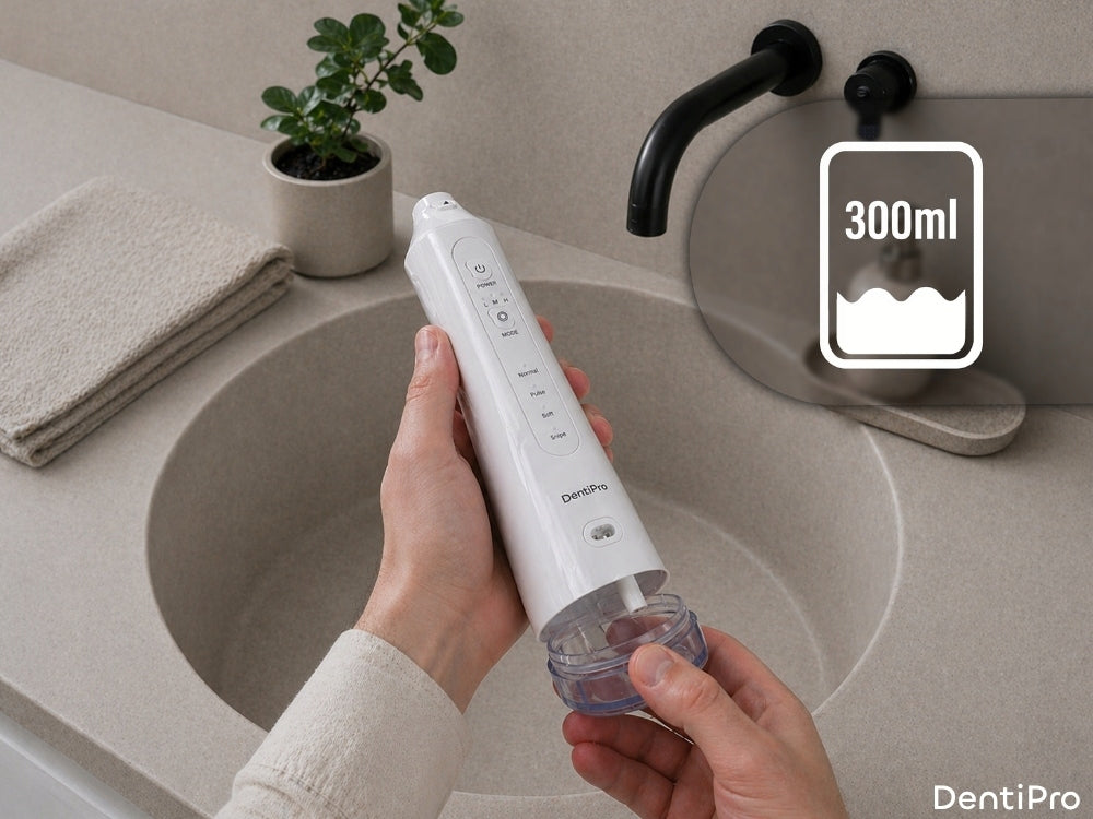 Tooth Irrigator 4 Modes +4 Nozzles - Professional, Wireless, and Stylish Manufacturer code SWF-03