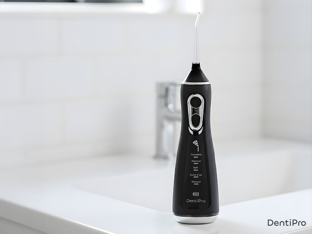 Tooth Irrigator 5 Modes + 5 Nozzles - Professional and Wireless Color black