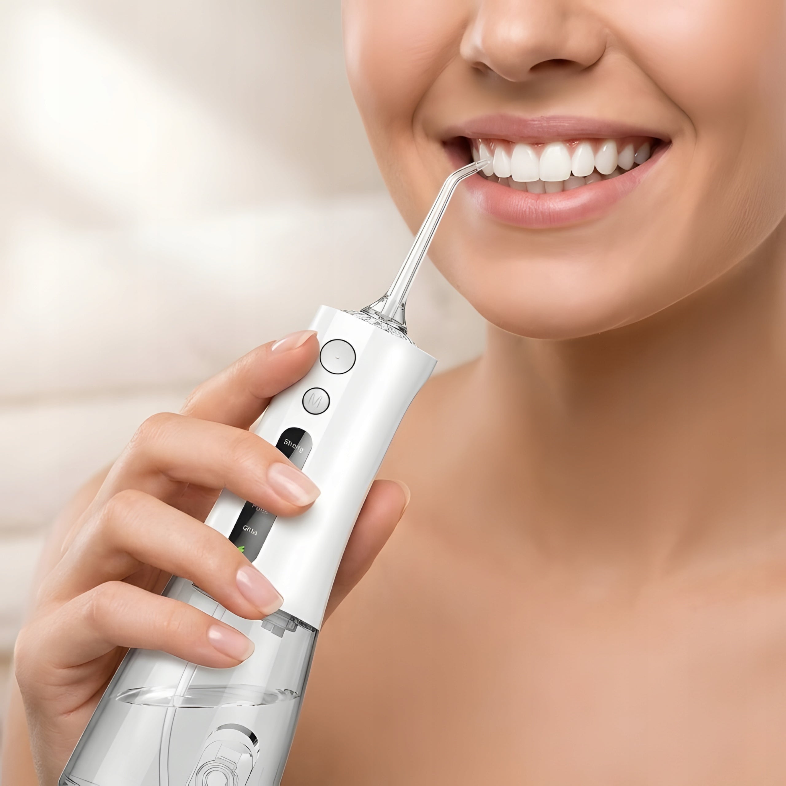 Tooth Irrigator Wireless Dental 5 Modes 7 Nozzles 300ml USB Model Irygator do Zębów Bezprzewodowy Dentystyczny USB