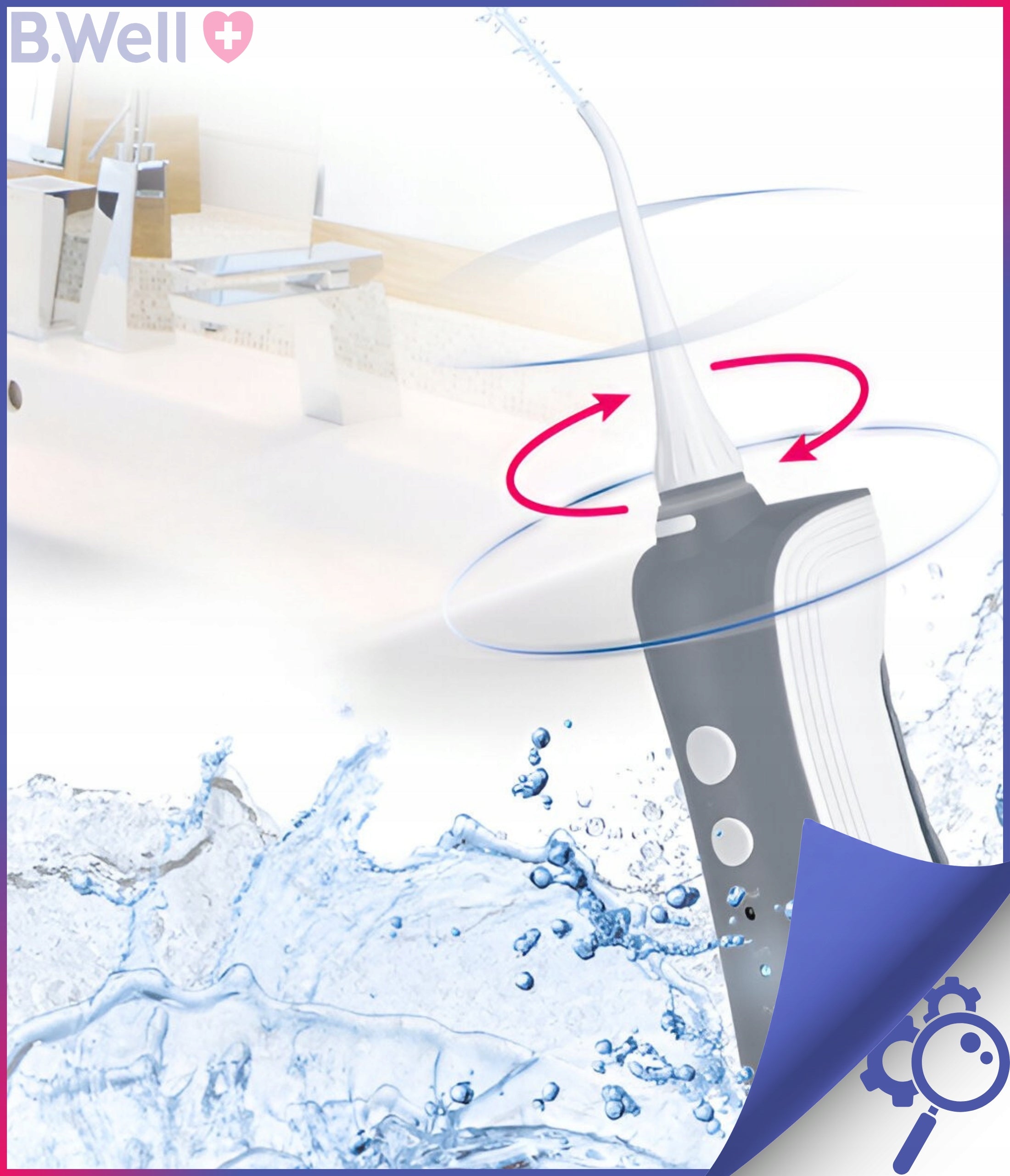 Tooth Irrigator Wireless Dental Professional + Freebie 5 Nozzles Model TH-912