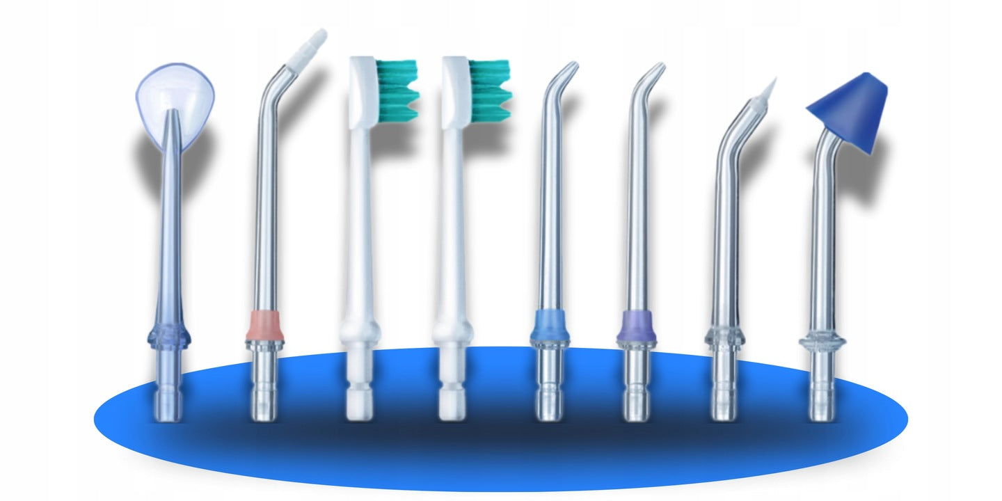 Tooth Irrigator Wireless Dental Strong 5 Working Modes 8 Nozzles Kind wireless