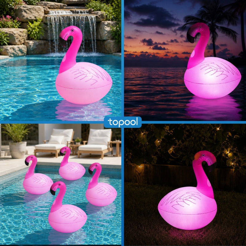 Topool CT212FG Solar LED flamingo shaped light Brand topool