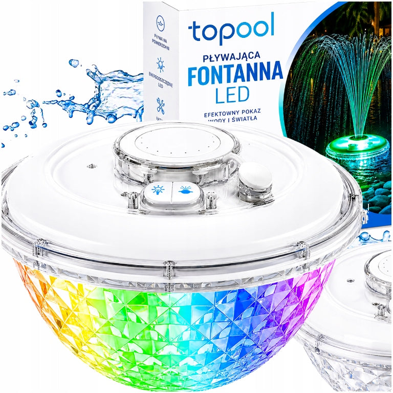 Topool CT507 Pool LED Fountain Cordless