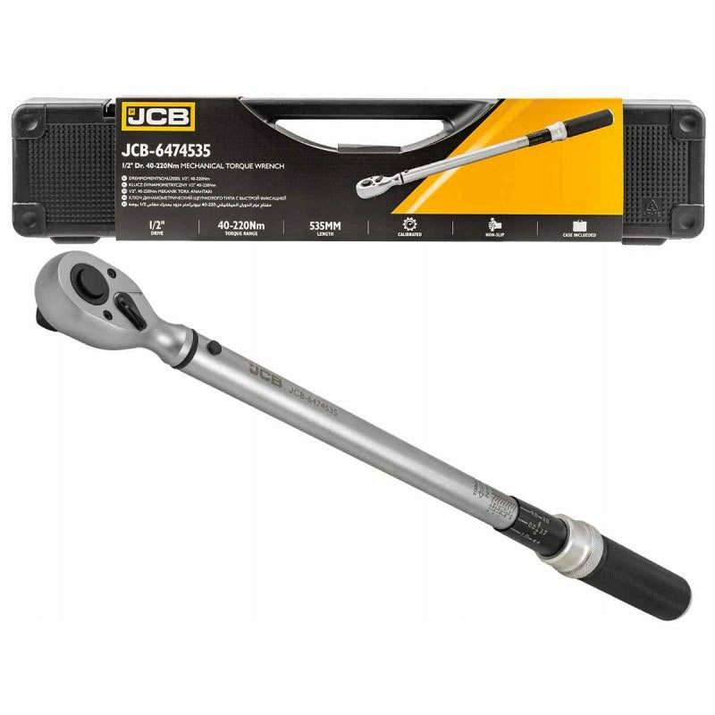 Torque wrench 1/2" 40-220Nm JCB-6474535