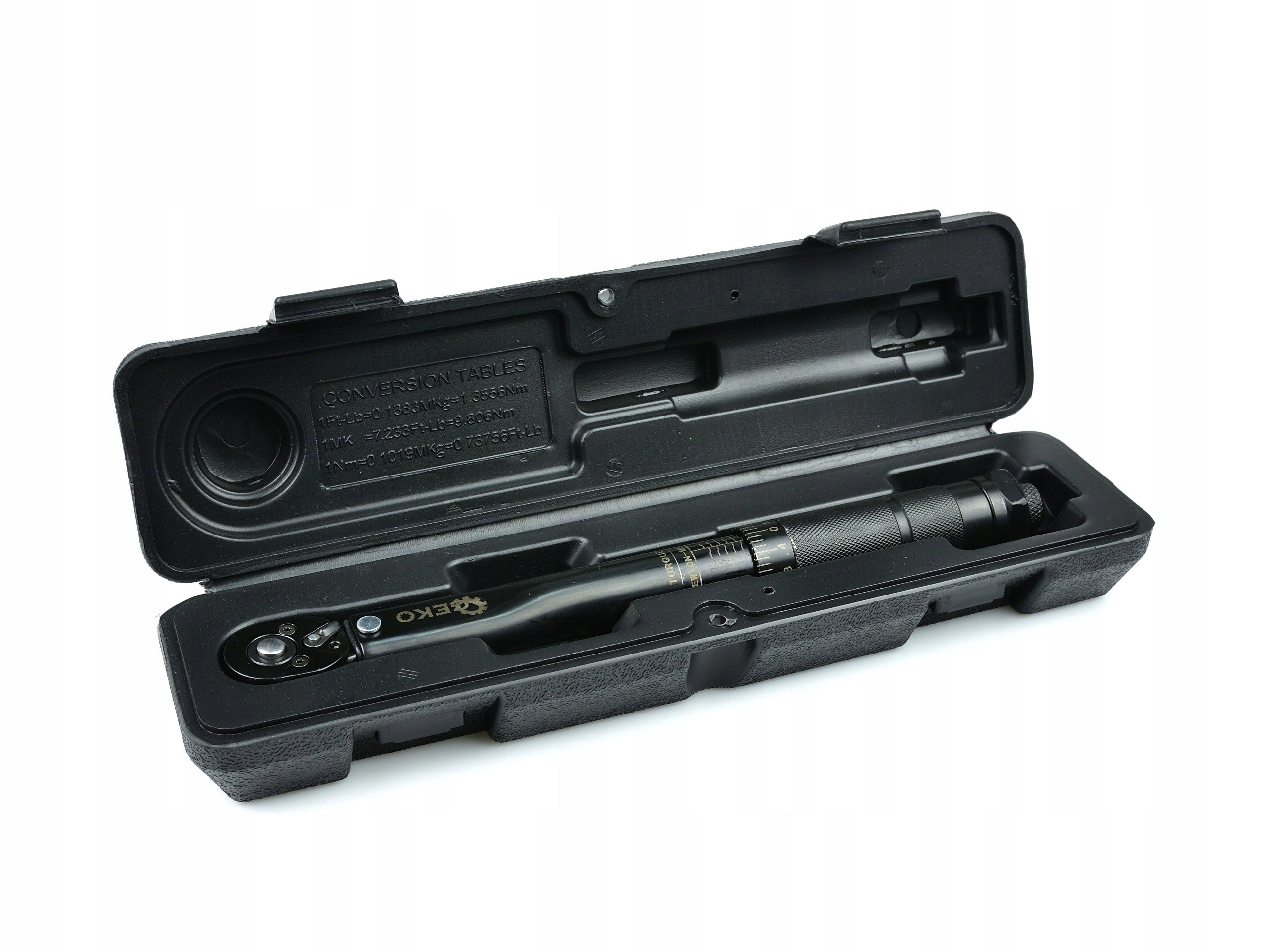 Torque wrench 1/4" 5-25nm Black Brand Geko