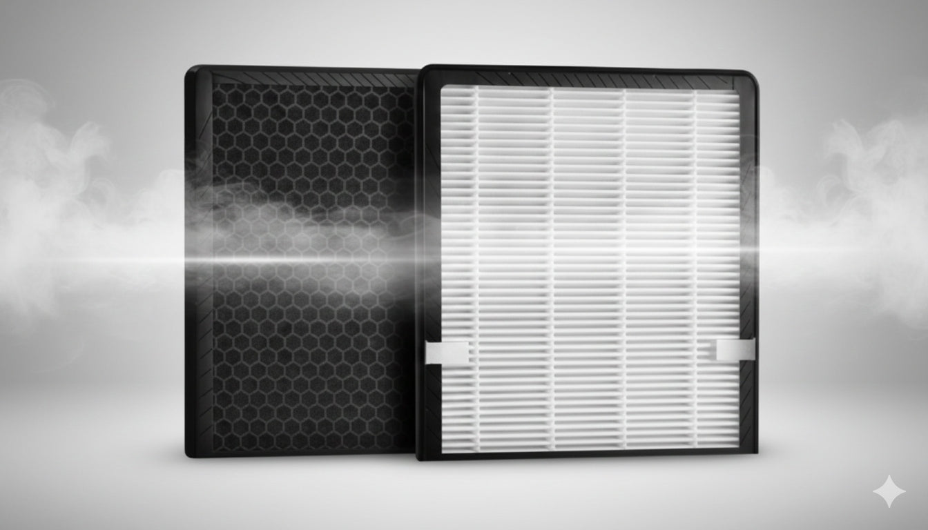 Toshiba CAF-Y92XPL HEPA Air Purifier H13 Carbon For Allergy Quiet Model CAF-Y92XPL