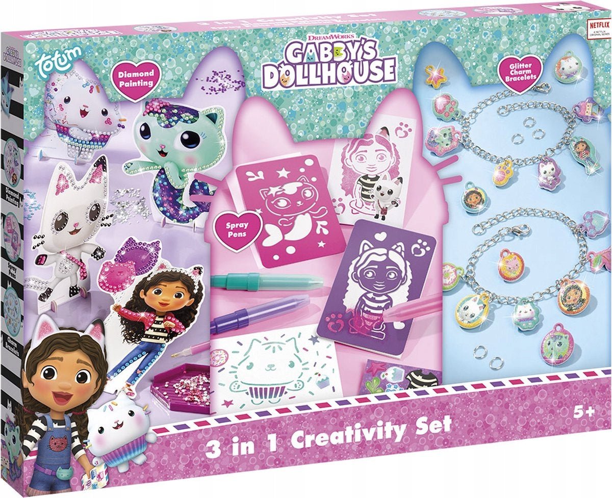 Totum Cat House Gabi 3in1 creative set for making mosaic bracelets
