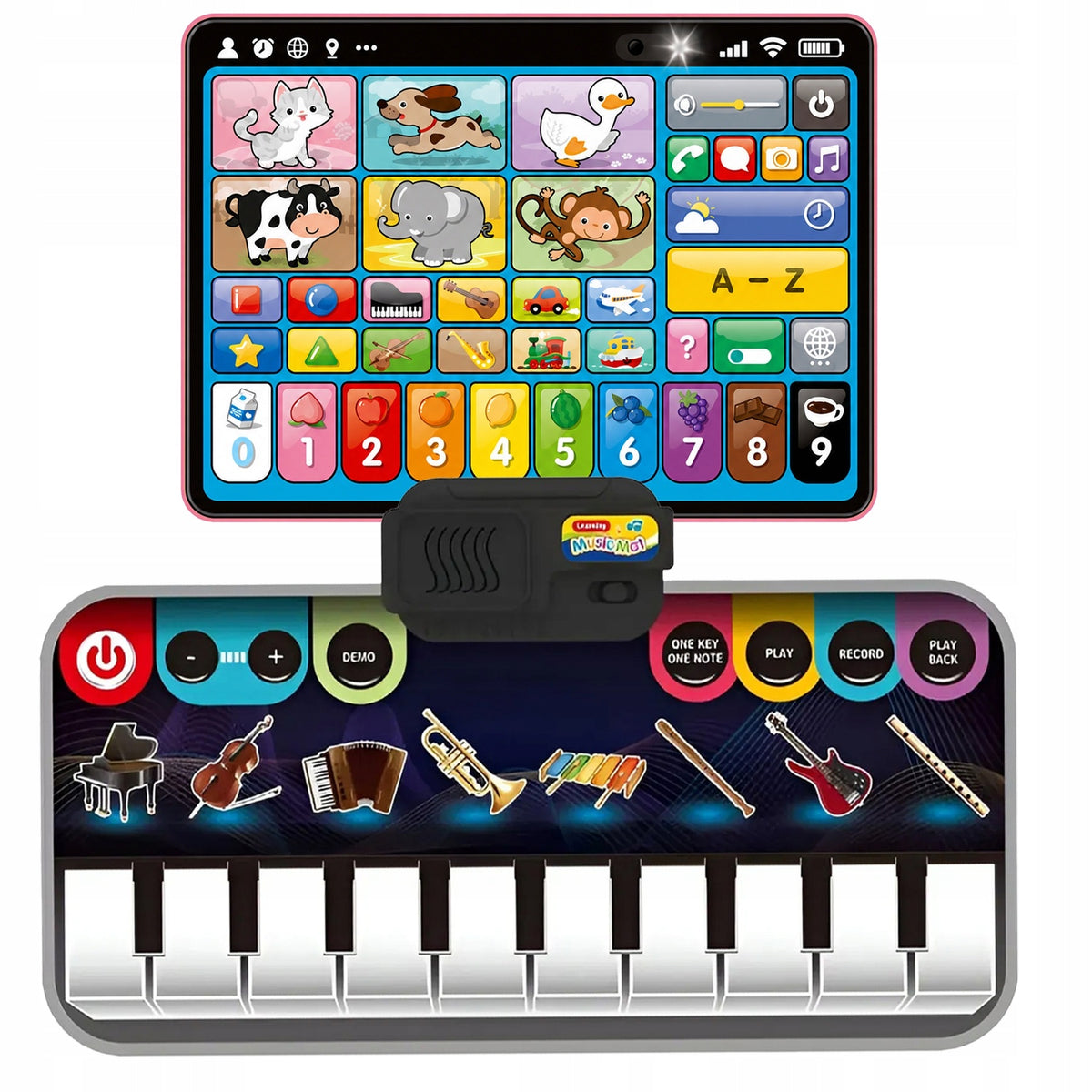 Touch Educational Tablet 3 Languages + Music Mat Interactive Piano