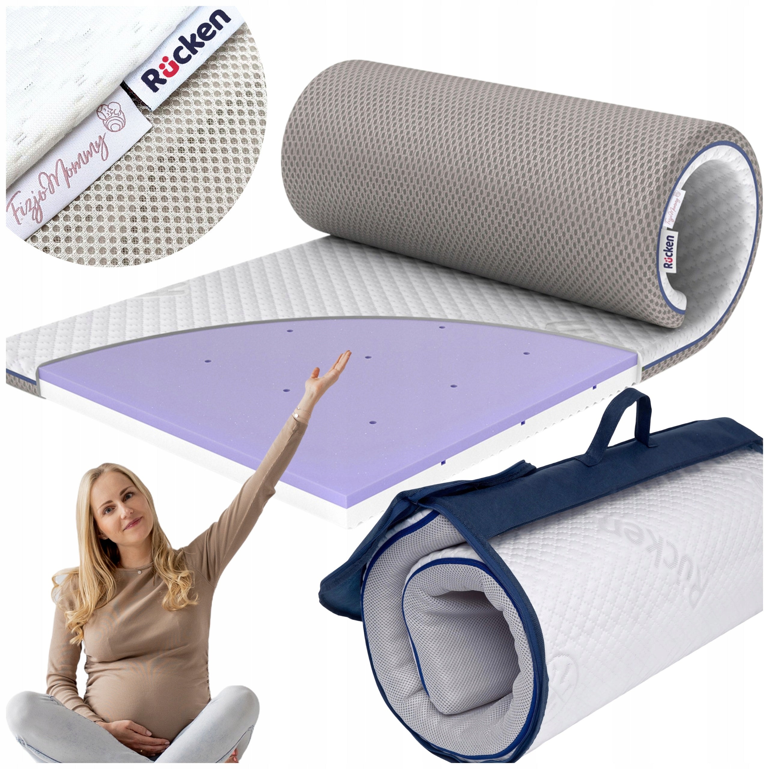 Tourist Mattress 120x60 Rucken x FizjoMommy 60x120 crib mattress